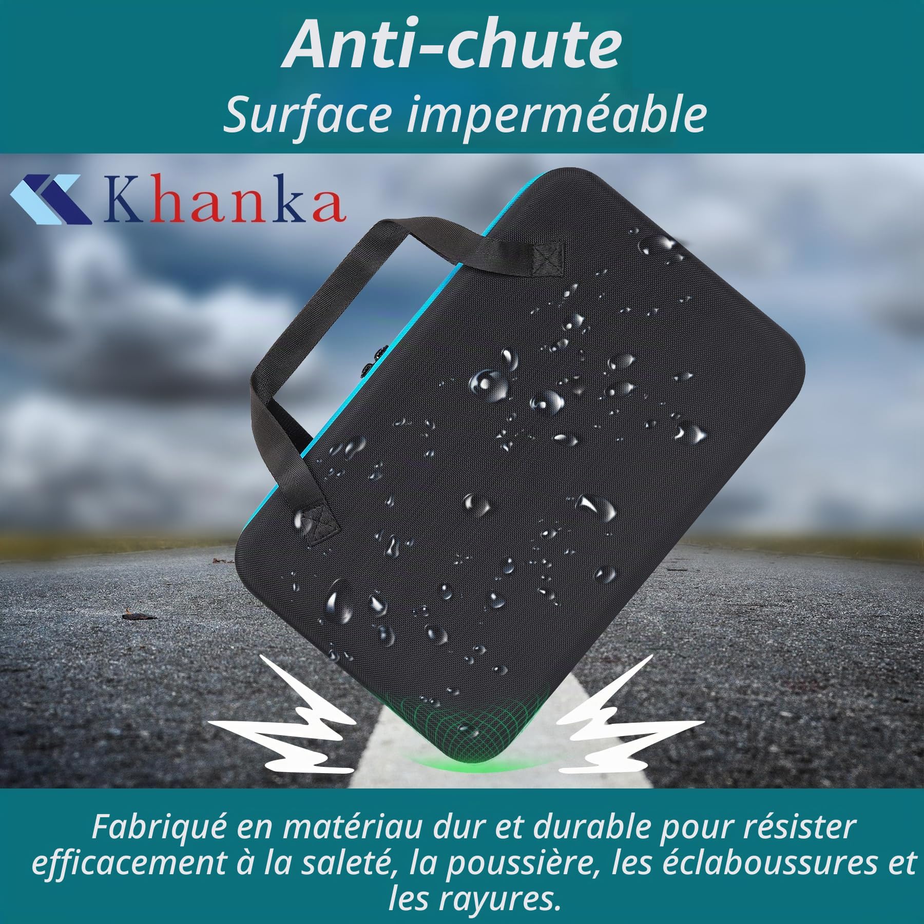 Khanka Étui Rigide pour Makita DUC101Z 18V Li-ION LXT Scie d'Élagage | Compatible avec Makita DUC101Z 18V Scie d'Élagage;Étui Rigide de Rangement,Étui uniquement