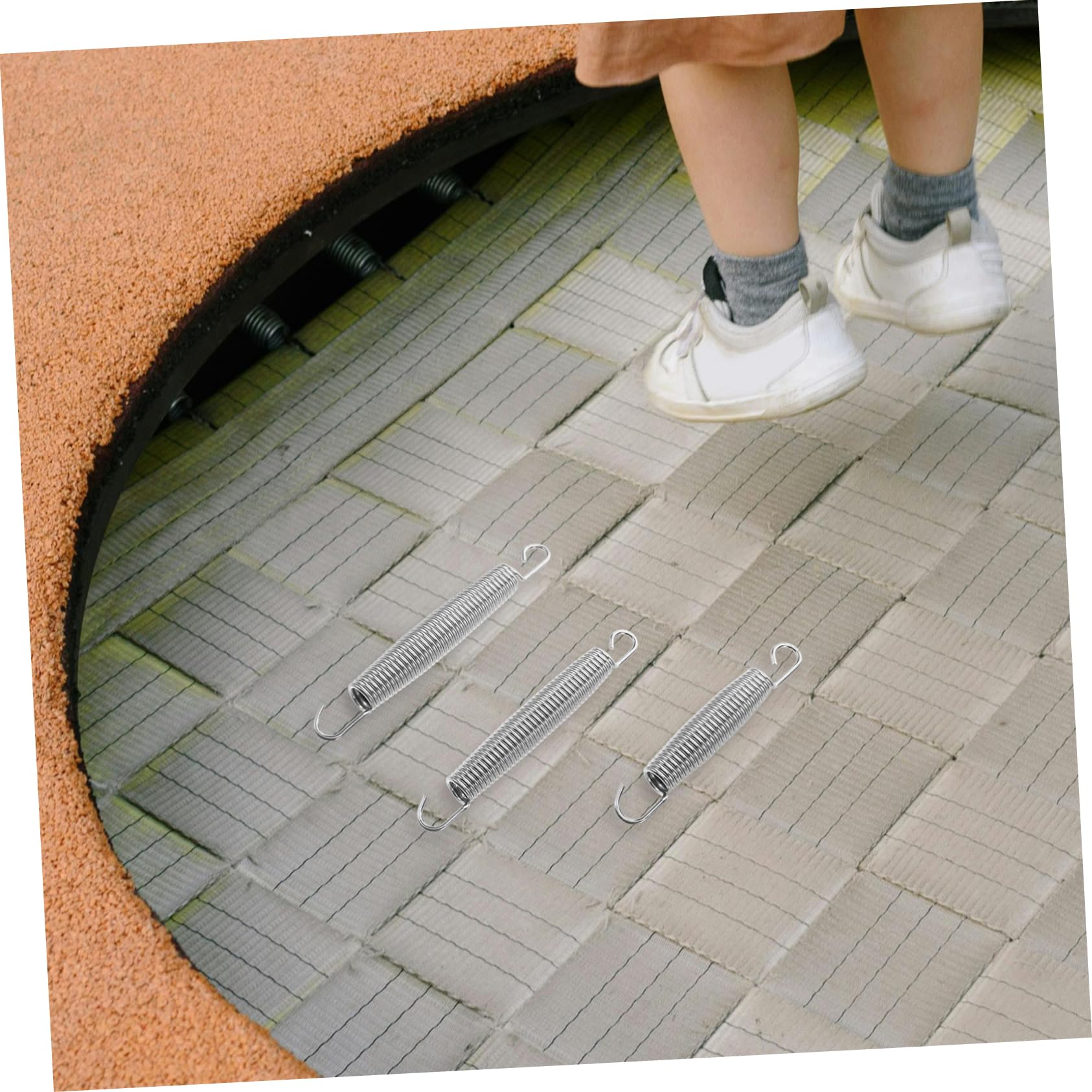 ibasenice Hochleistungs-trampolinfedern Ersatzfedern Für Trampolin-sprungmatte Mit Federzieher-Werkzeug Passend Für Springen Und Wartung
