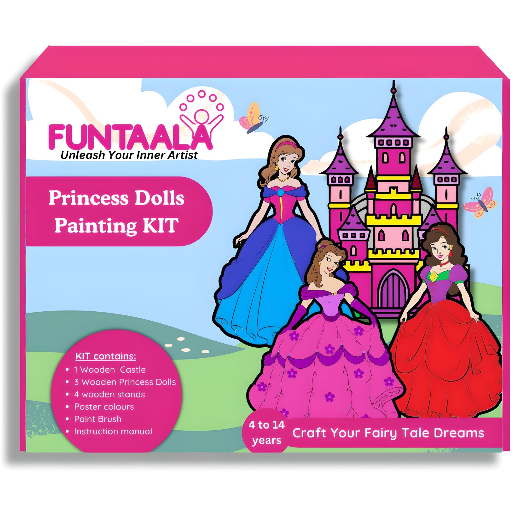 Funtaala Princess Doll Painting Set, Gift for Girls Boys 6 7 8 9 10 12 15, Birthday gift for kids, Painting Kit (B0D46WYBCJ) Amazon Price History, Amazon Price Tracker