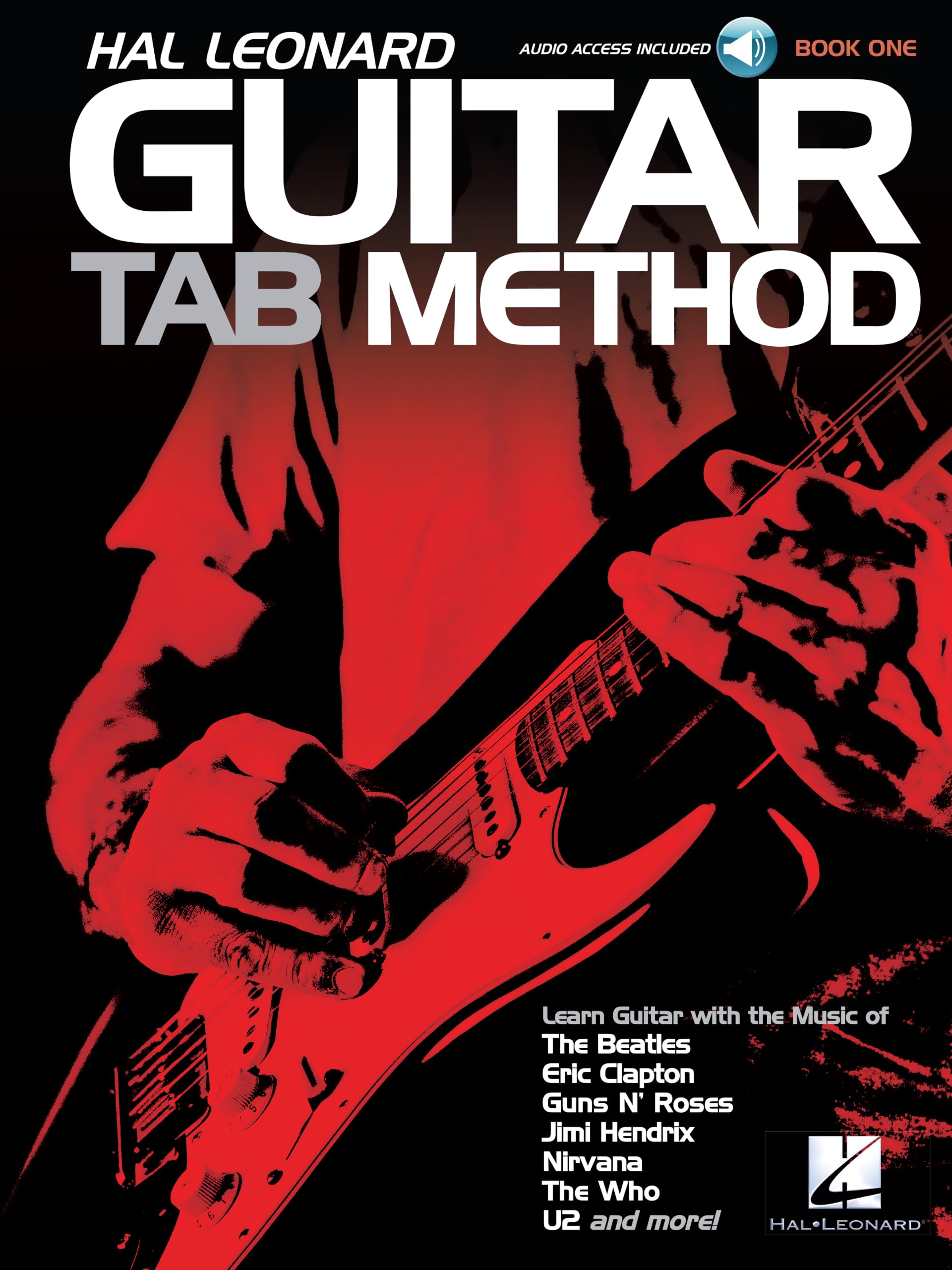 Hal Leonard Guitar Tab Method | Beginner Guitar Tab Sheet Music Book for Electric and Acoustic Players | Step by Step Guitar Lessons with Riffs Chords and Techniques | Learn Guitar Fast