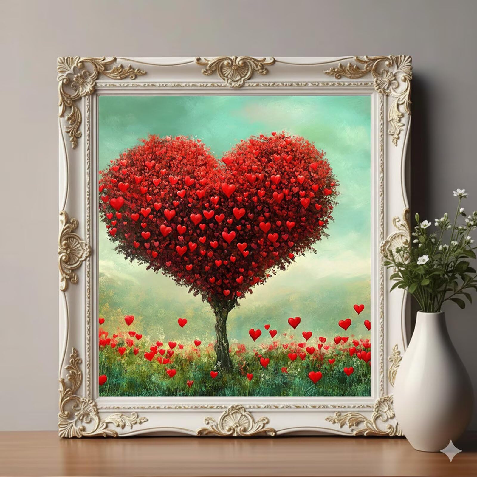Zestawy do malowania diamentami 5D dla dorosłych, serce, diamentowe, DIY, kwadratowe, pełne wiercenie, haft krzyżykowy, rękodzieło, obrazy, drzewo, zestaw do haftowania dla początkujących, dekoracja
