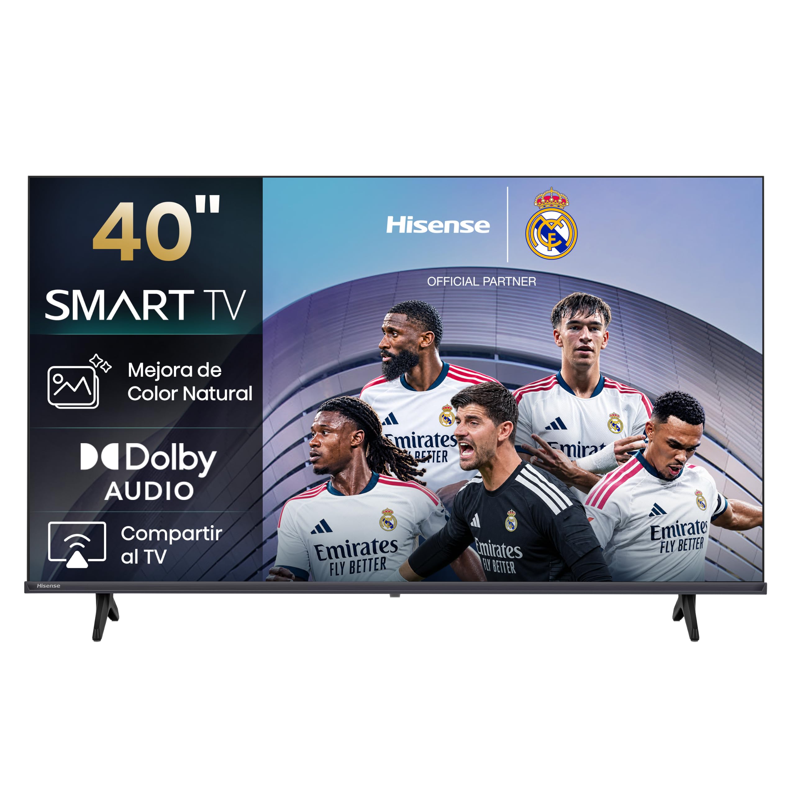 Hisense 40A4S – 40 Pulgadas Smart TV Full HD, Dolby Audio, DVB-T2