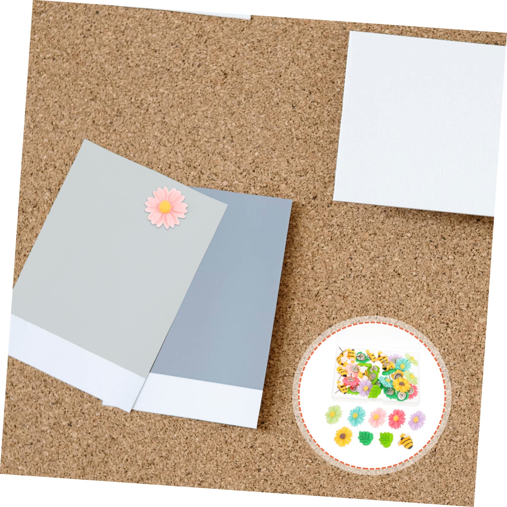 NUOBESTY 3 Set Di Puntine Decorative Per Aula Puntine Da Disegno Piccole Puntine Da Disegno Per Ragazzi E Ragazze 30 Pezzi * 3