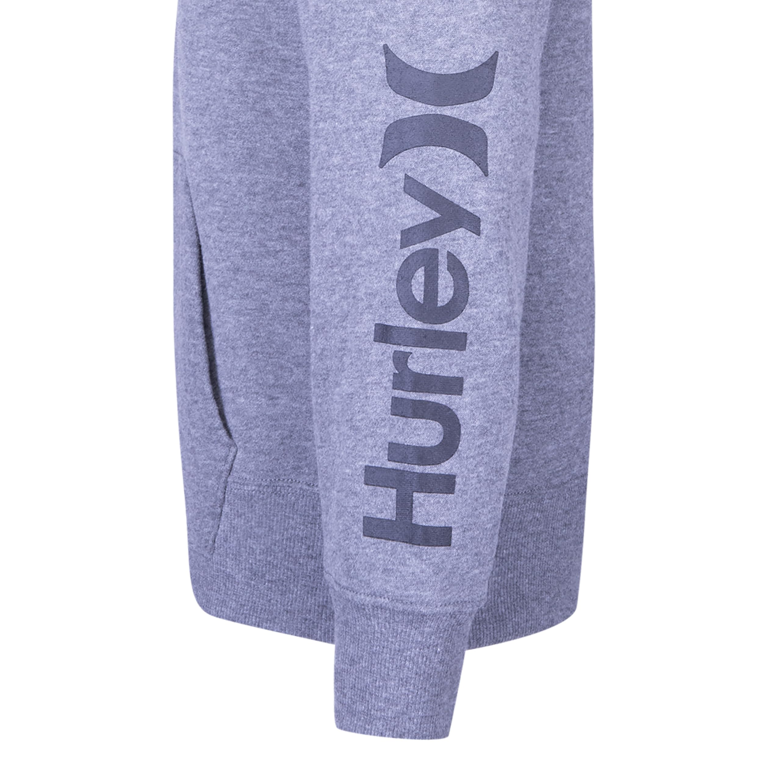 Hurley Chłopięca bluza z kapturem O&o Camo Fleece Po Hoodie sweter z kapturem, węgiel (Charcoal Heather), 12 años, Węgiel (Charcoal Heather), 12 lat