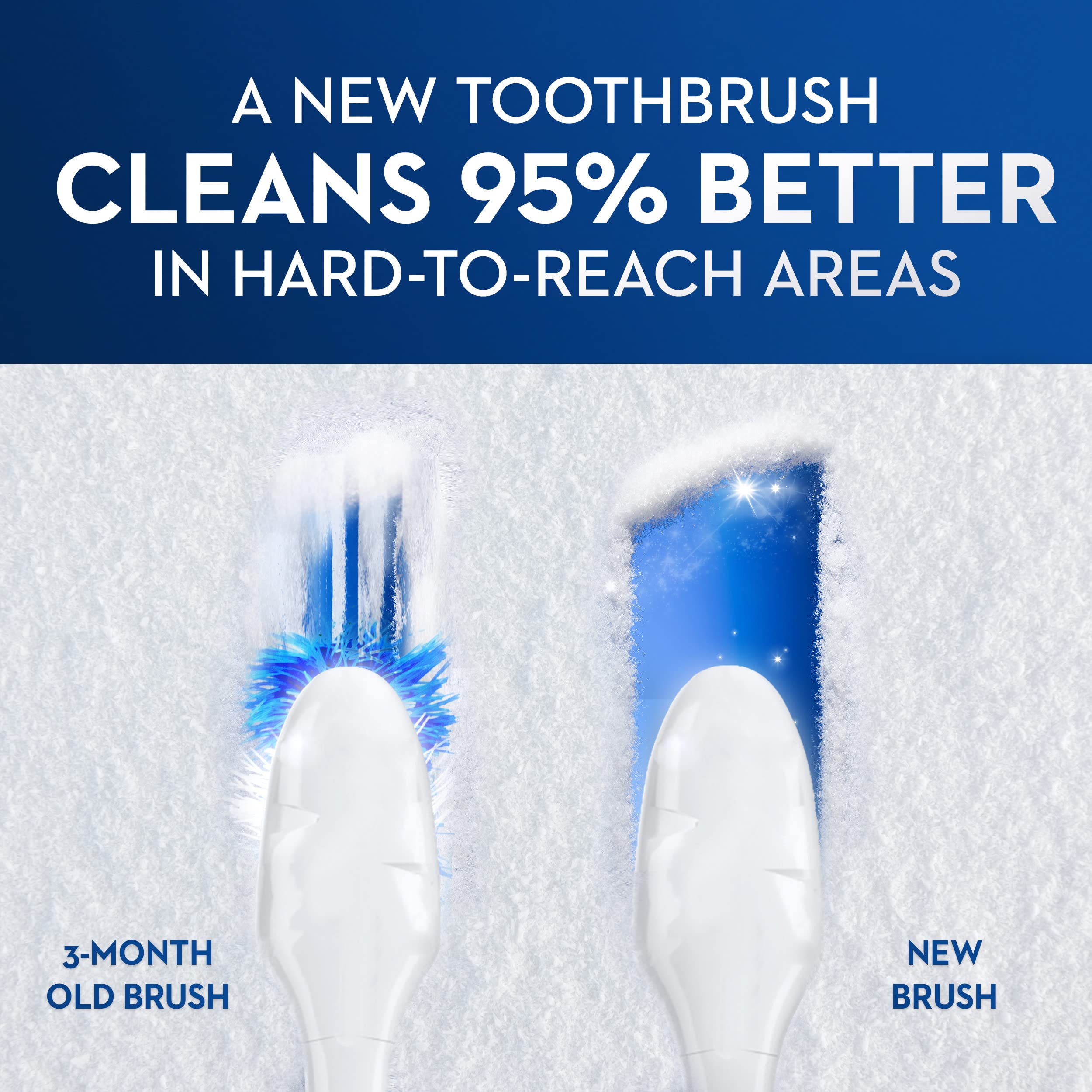 Oral-B Pulsar Expert Clean Battery Powered Toothbrush Soft 4 Count product thumbnail 8