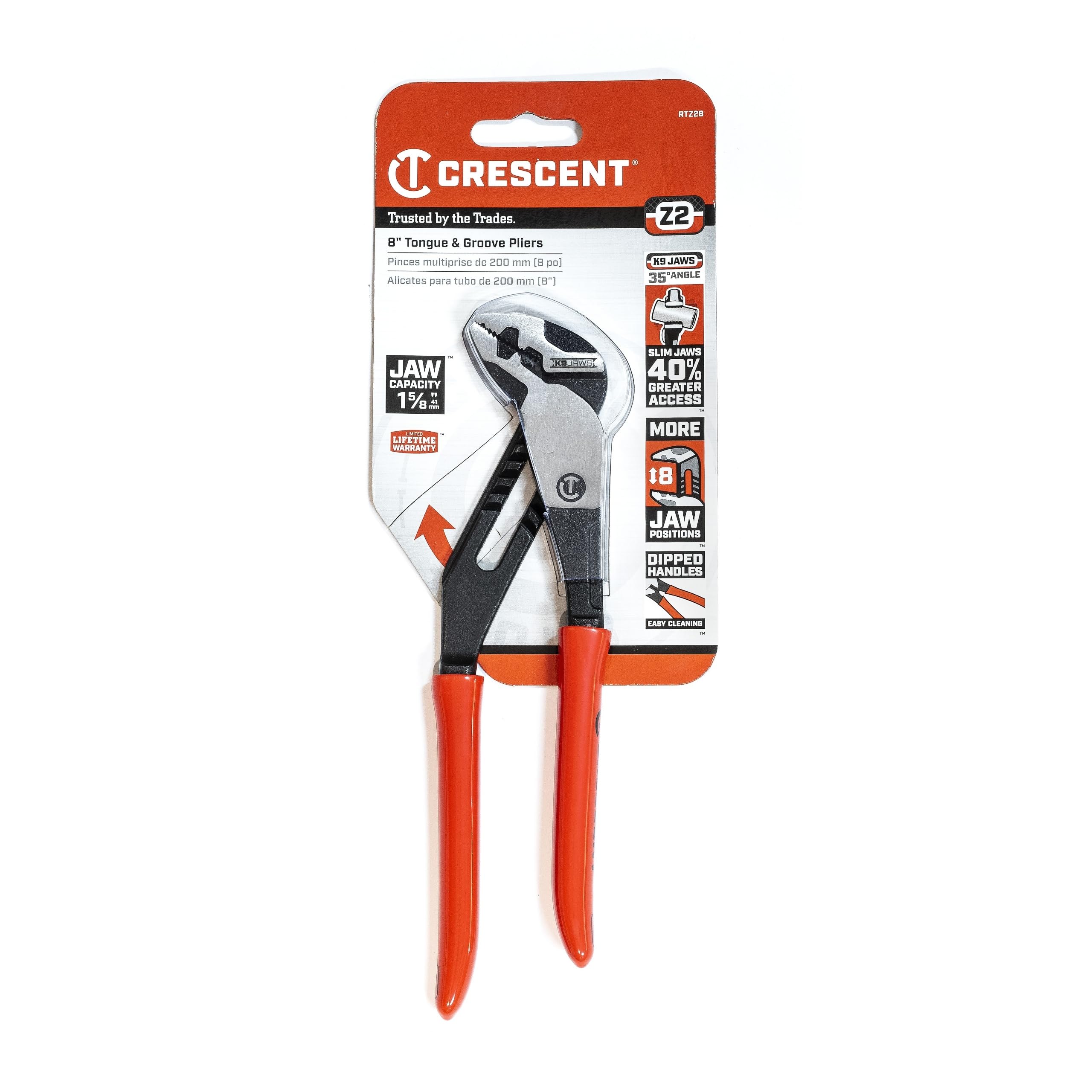 Pince Crescent RTZ28 pour plomberie maison et bricolage facile