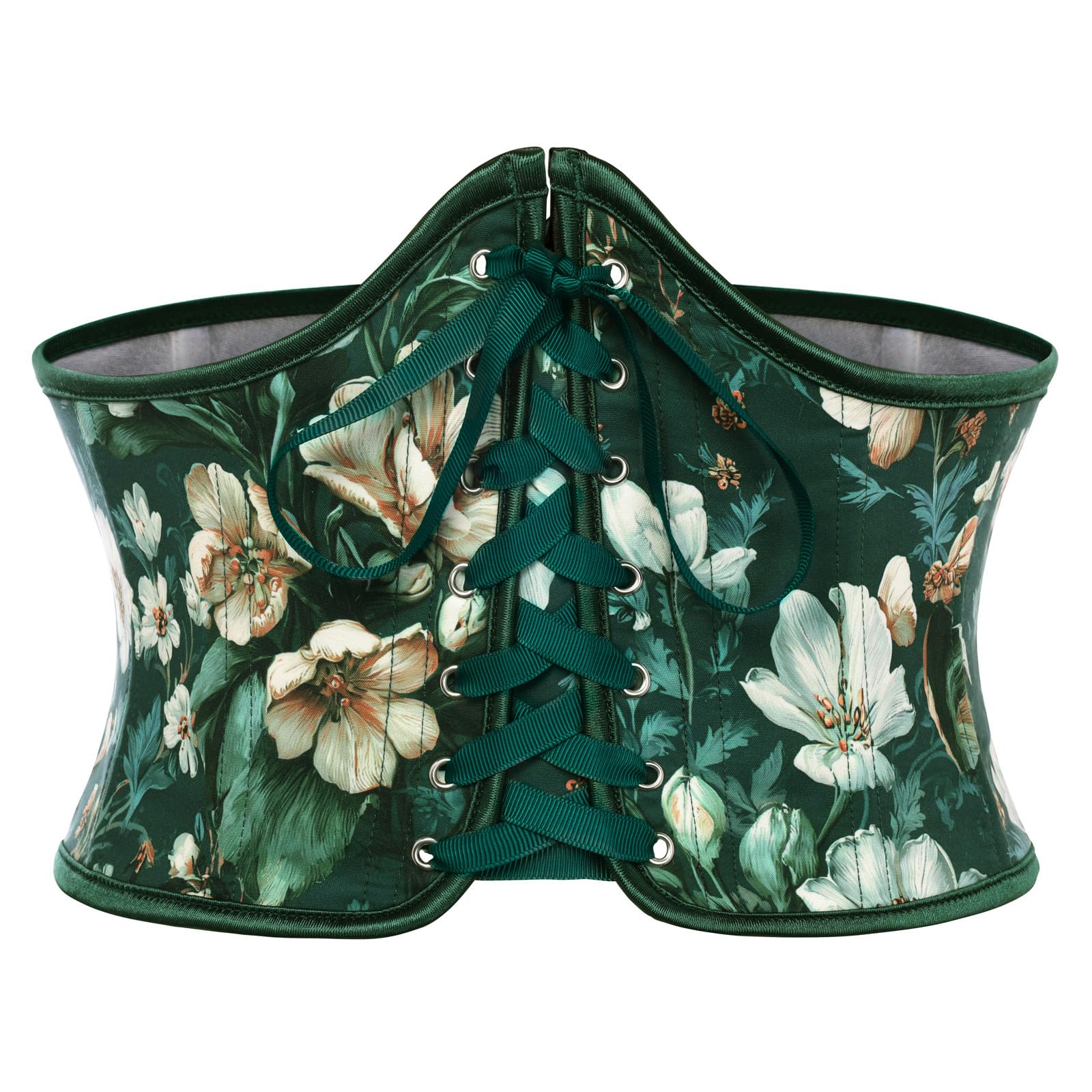 Scarlet Darkness Corset Belt for Women Renaissance Lace up Floral Corsets