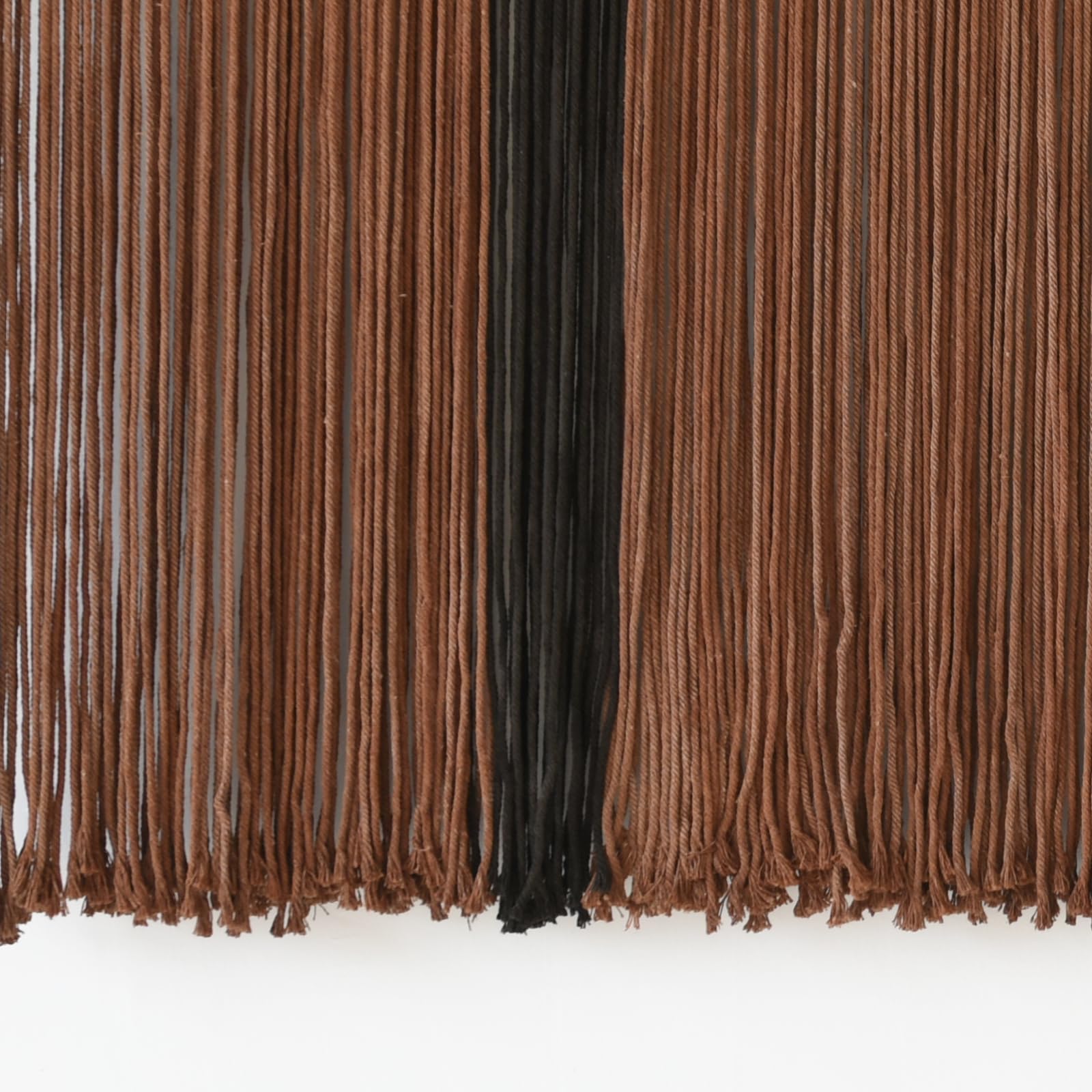 Tapiz de macramé para colgar en la pared, grande, de fibra, decoración de dormitorio, 144 cm de ancho x 89 cm de largo