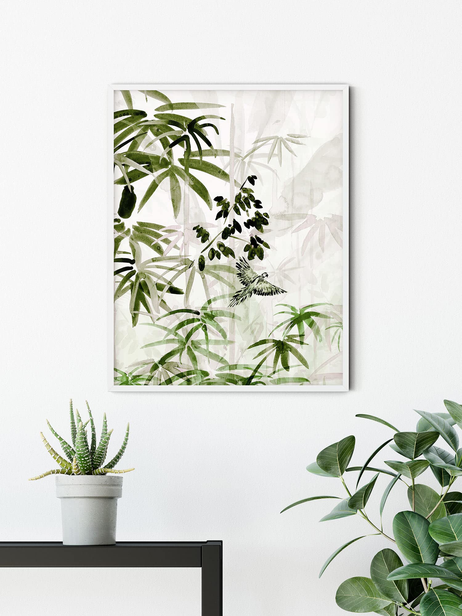 Wandbild Bamboo Forest – 50 x 70 cm, ungerahmt (Poster/Kunstdruck)
