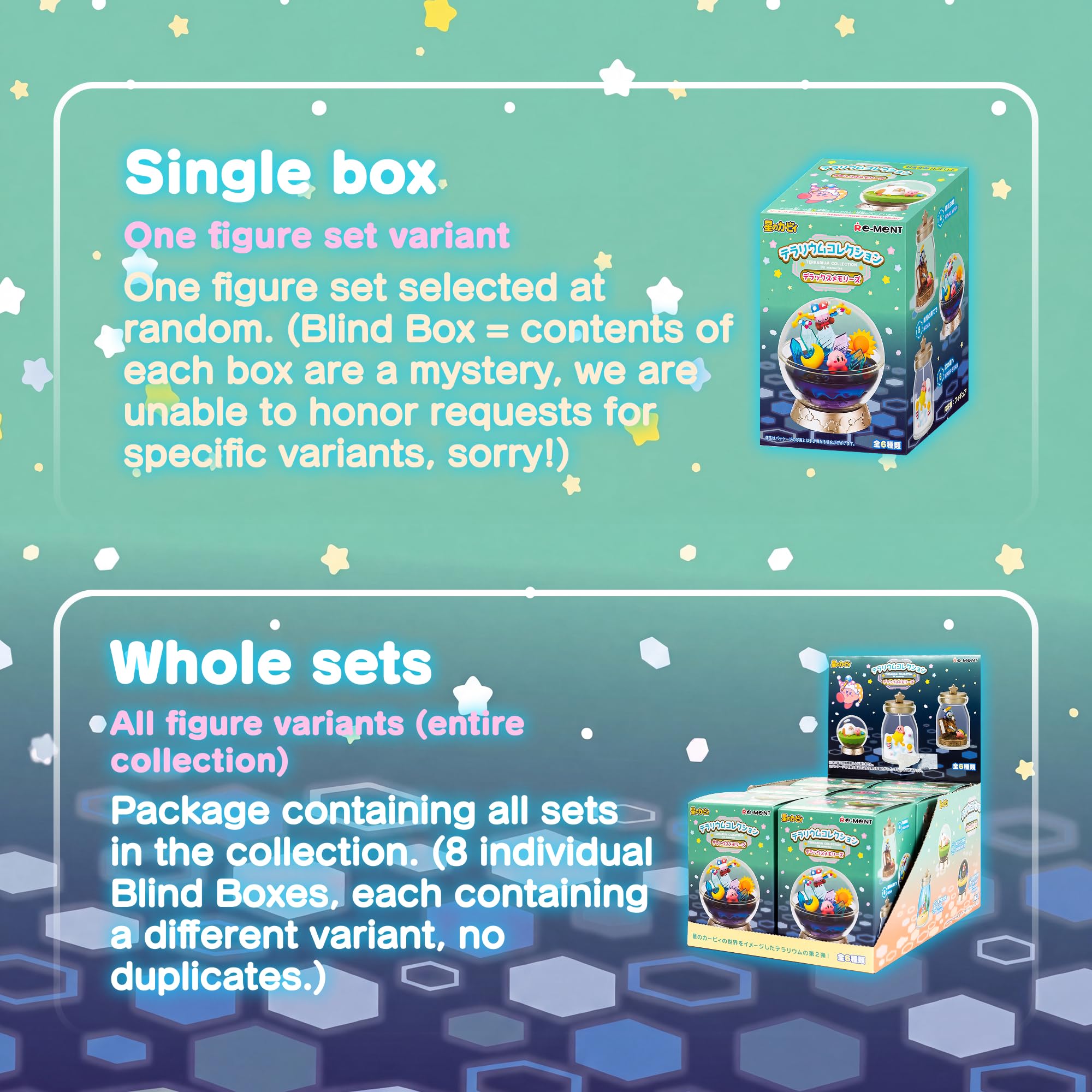 Amazon.com: Hamee RE-Ment Blind Box - Kirby Terrarium Collection