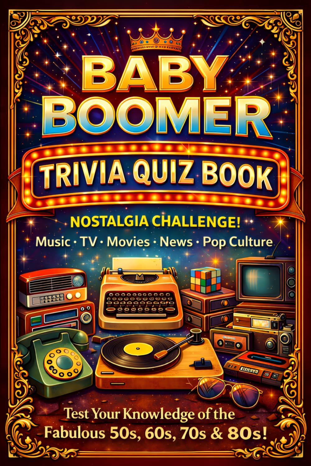 The Baby Boomer Trivia Quiz Book: Relive the Best Years from the 1950s 1960s 1970s and 1980s Featuring Music TV Movies News and Pop Culture Questions