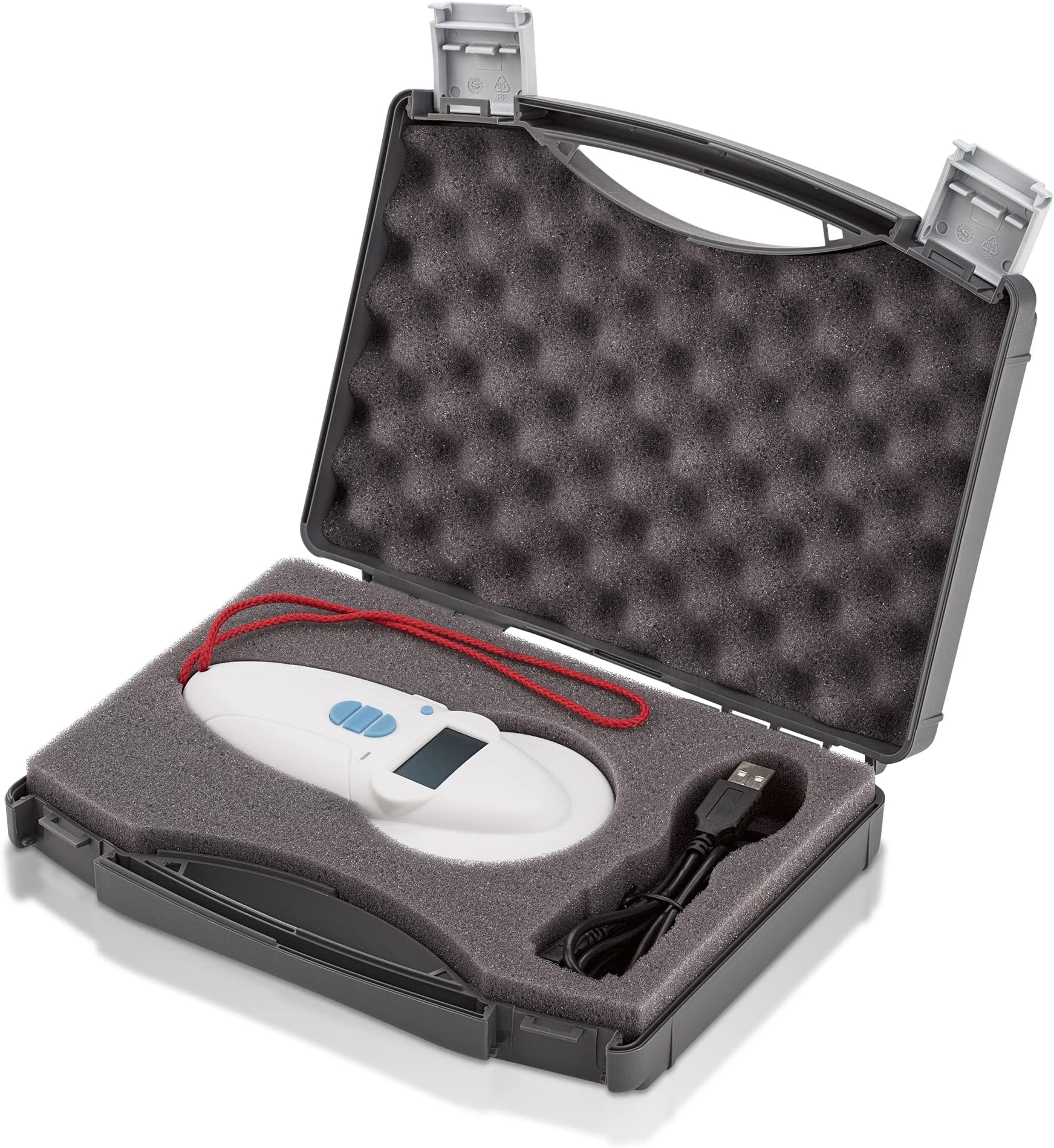 Chphandel RFID Chip Reader Scanner with Extra Memory for Pet Animal microchips in Cushioned Case