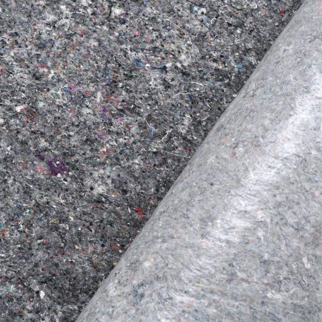 Homgoday Telo Protettivo per Pittori Antiscivolo 50 m 280 g/m² Grigio, Mobili da Interni per Soggiorno Ufficio Camera da Letto