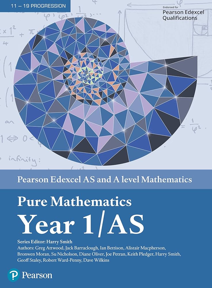 イギリス高校数学教科書⭐️AS&A level Mathematics エデクセル Amazon.com: Edexcel AS and A level Mathematics Pure