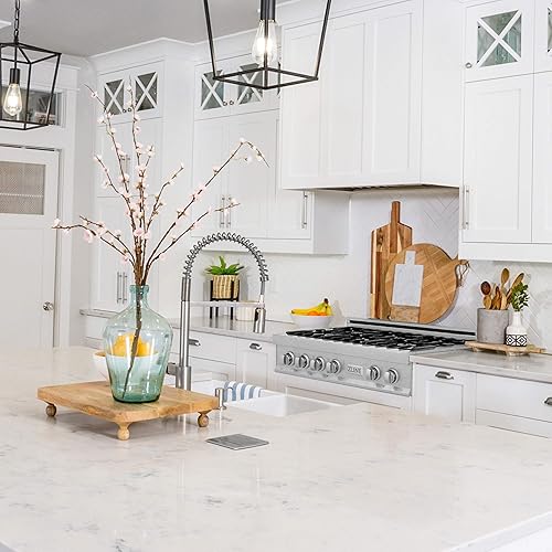 Miniatura 6 de ZLINE - Cocina de gas Legacy de 30 pulgadas con 4 quemadores y placa de cocina de porcelana en acero inoxidable satinado (RTS-30)