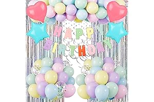 Pastel Delight for a Joyful Girls' Birthday Bash
