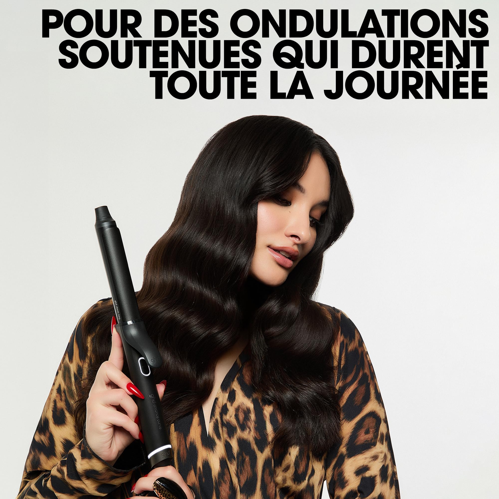ghd - Boucleur ghd Chronos Curve Classic Tong - Fer à boucler cheveux (Noir) - Fer à friser pour ondulations soutenues - Coiffure facile et 3x plus rapide, sans dommage - Toutes longueurs de cheveux