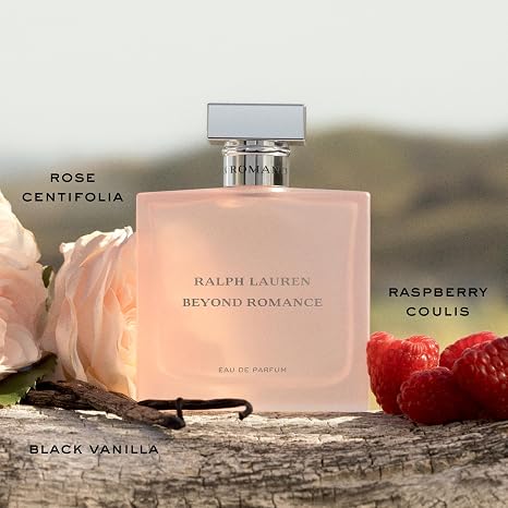 RALPH LAUREN FRAGRANCES - Beyond Romance - Eau De Parfum - Women's Perfume - Ambery & Floral - With Rose, Black Vanilla, and Raspberry - Medium Intensity