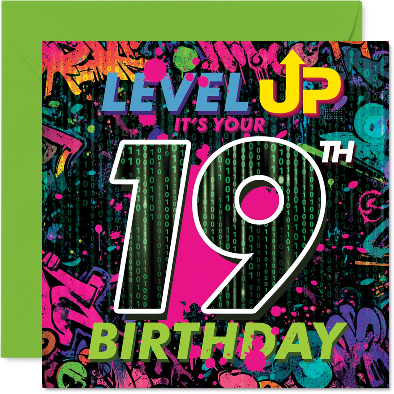 Playful 19th Birthday Card, Game on for Turning Nineteen