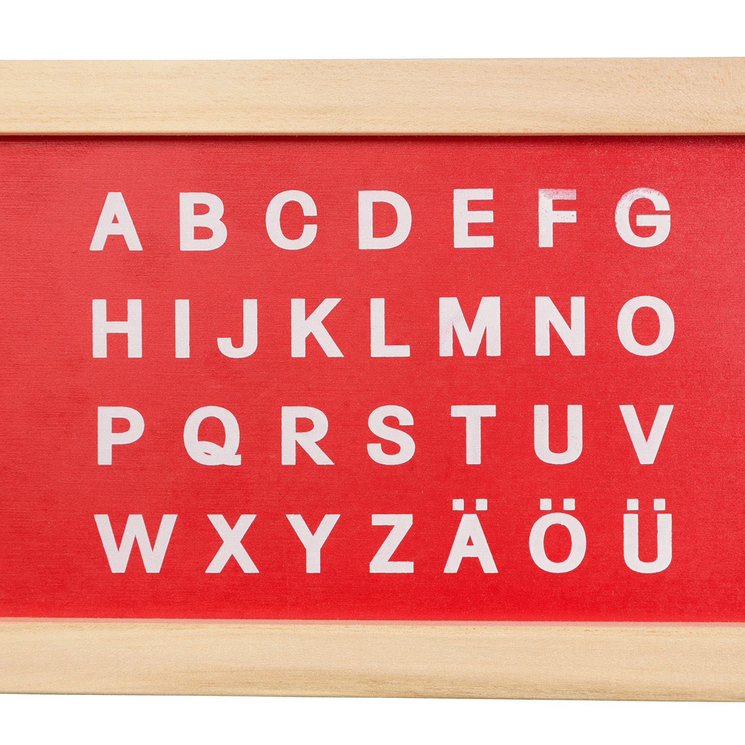 Idena 20106 - Magnet-Standtafel mit Ablage, 2 seitig mit Kreidetafel und Whiteboard, ca. 76 x 38 x 118 cm groß, zum Malen, Schreiben und Rechnen
