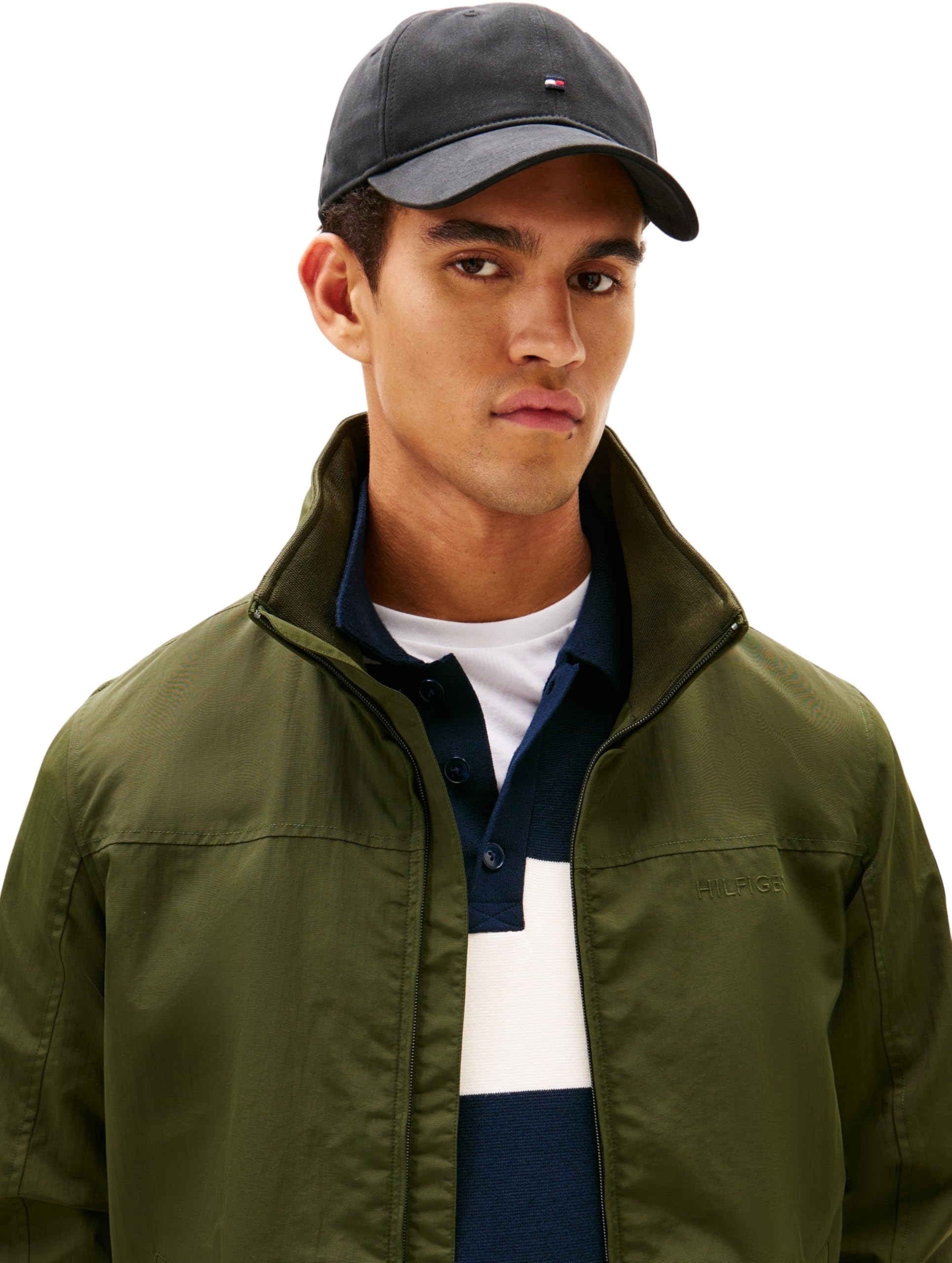Tommy Hilfiger Męska flaga TH '85 miękka 6-panelowa czapka AM0AM12531 czapka, czarna, jeden rozmiar, czarny (czarny), Rozmiar uniwersalny