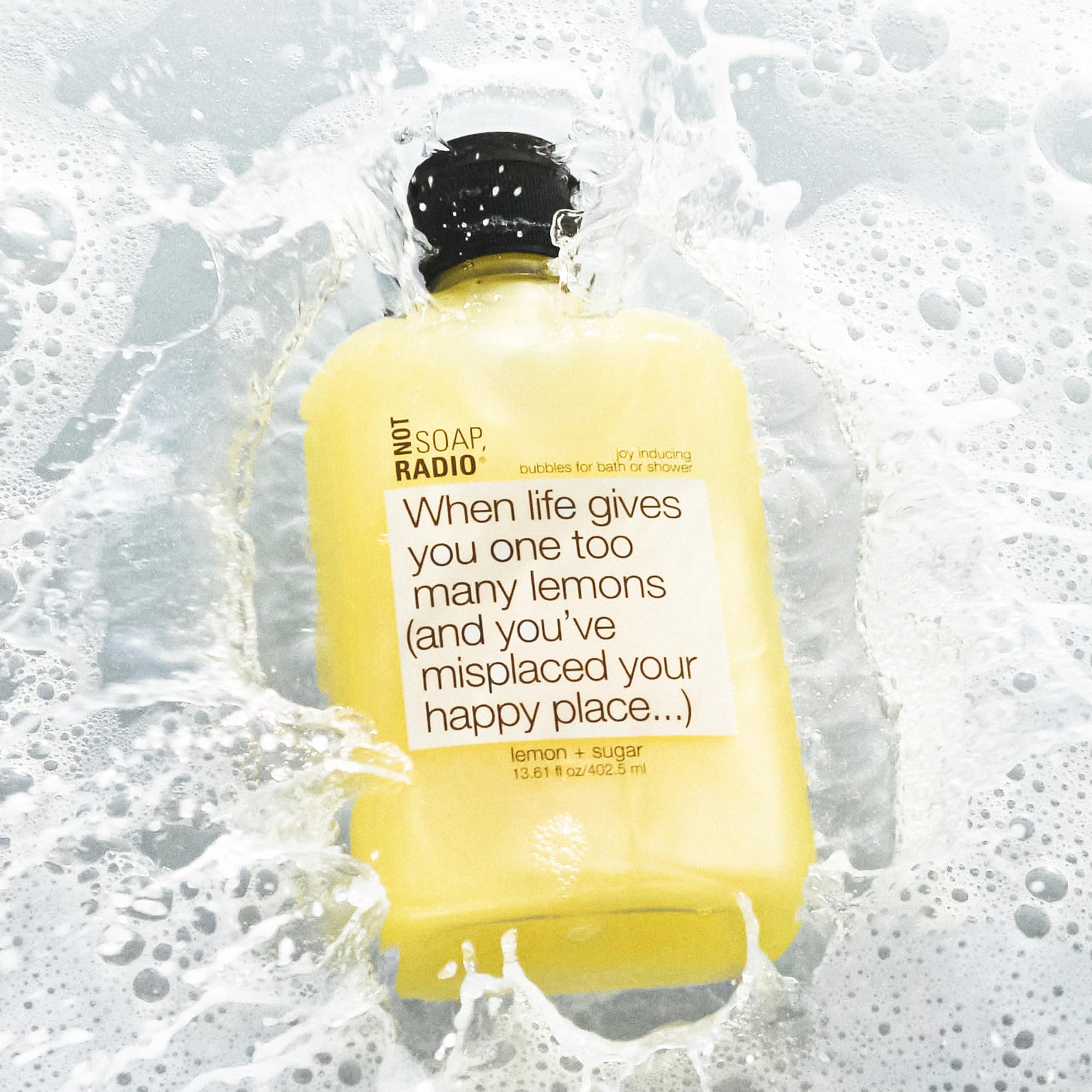 Not Soap, Radio Lemon Moisturizing Body Wash with Essential Oil