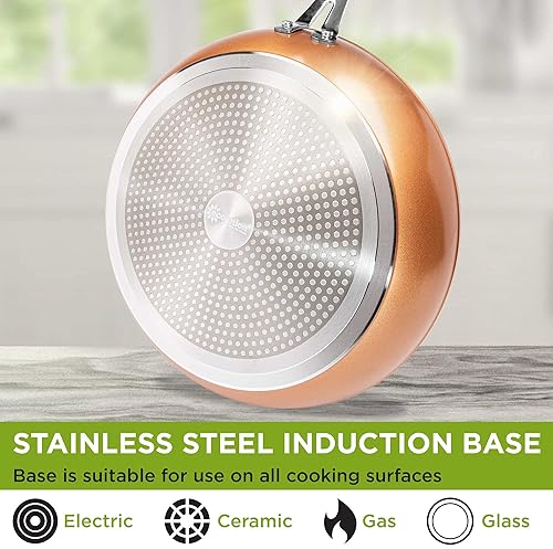 Miniatura 6 de Ecolution Endure - Sartén antiadherente de 11 pulgadas, cobre