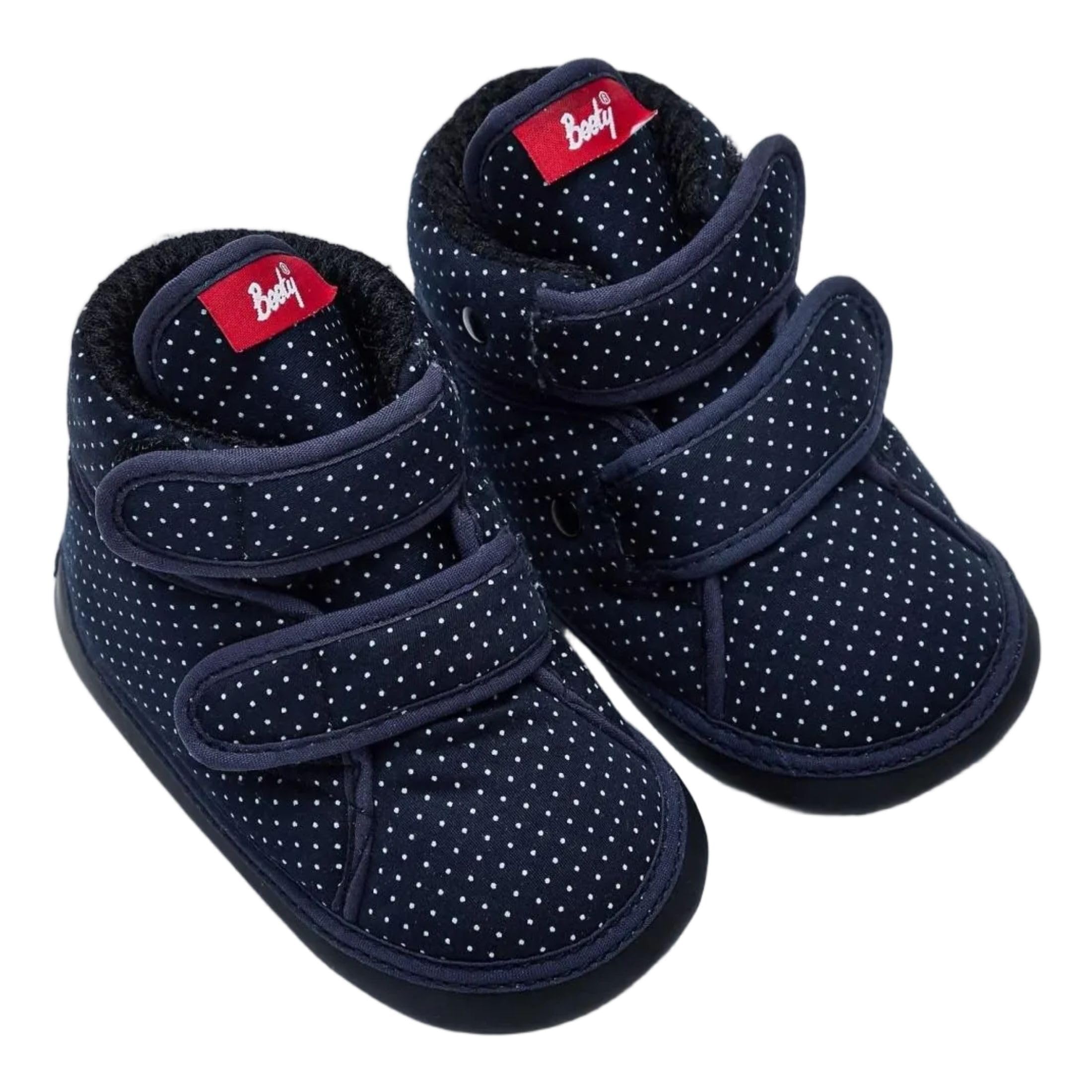 hopscotch Double Velcro Polka Dot Booties-picture-10
