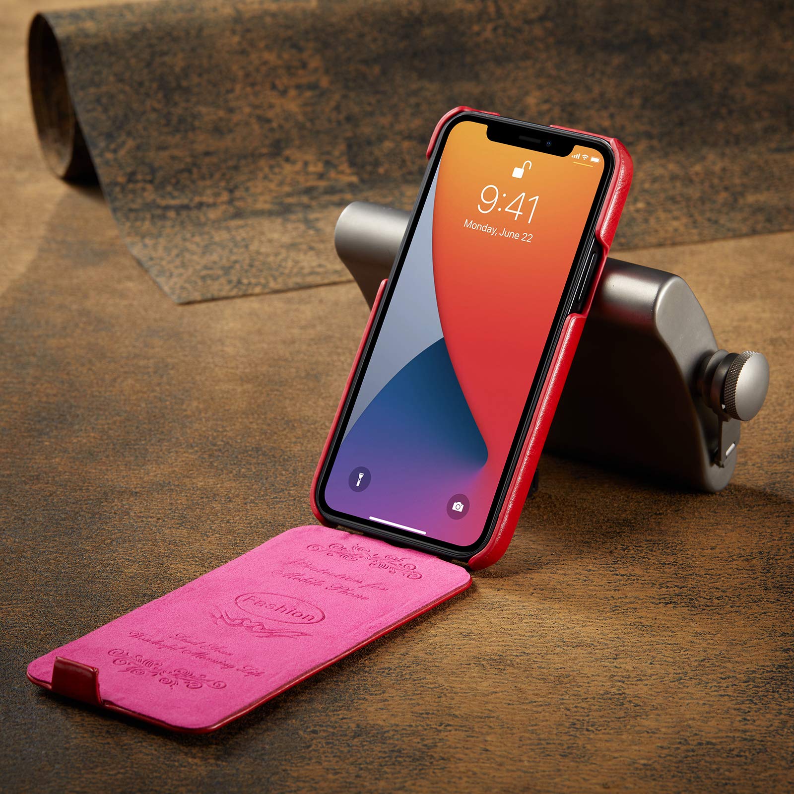 Amazon.co.jp: Lnobern スマホ 縦型 ケース 対応 iPhone 12 Pro ケース