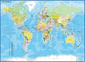 Ravensburger Children's Puzzle - 12890 The World - Puzzle World Map for Children from 8 Years with 200 Pieces in XXL Format