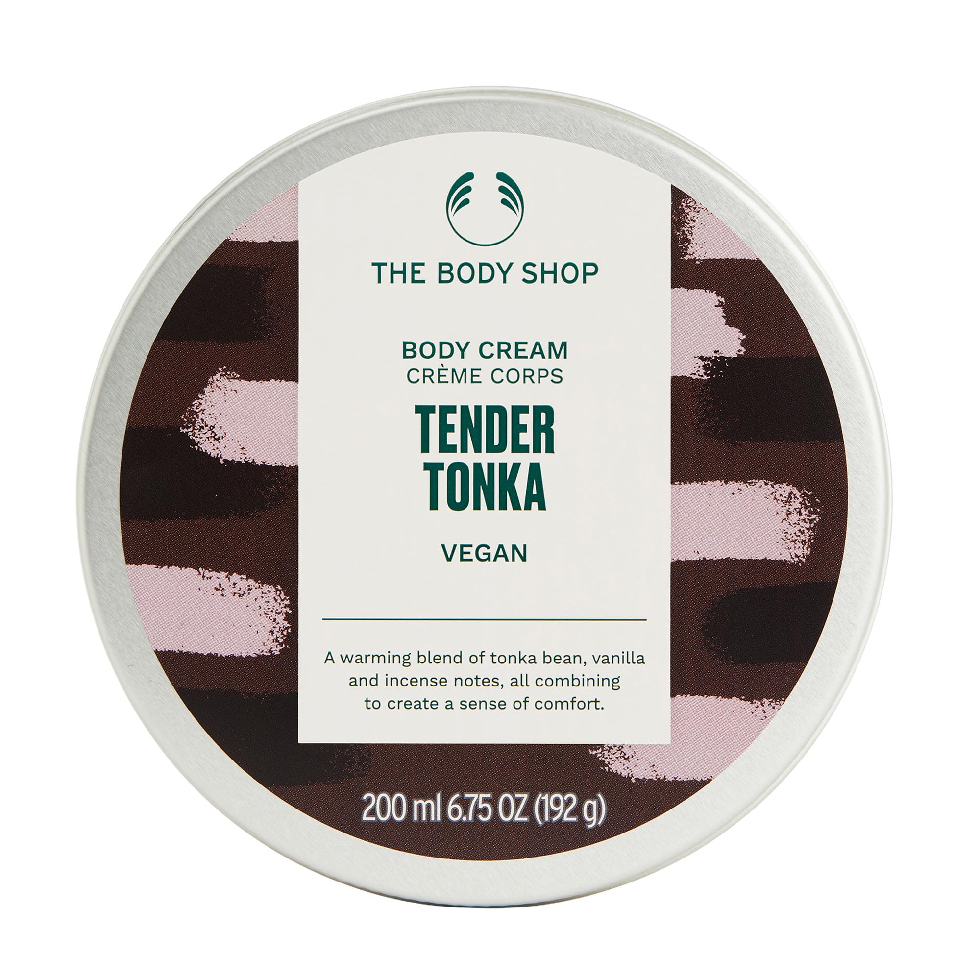 The Body Shop Tender Tonka Body Cream, 200 ml, Feuchtigkeitsspendend, mit Fair-Trade-Sheabutter, Vegane Formel