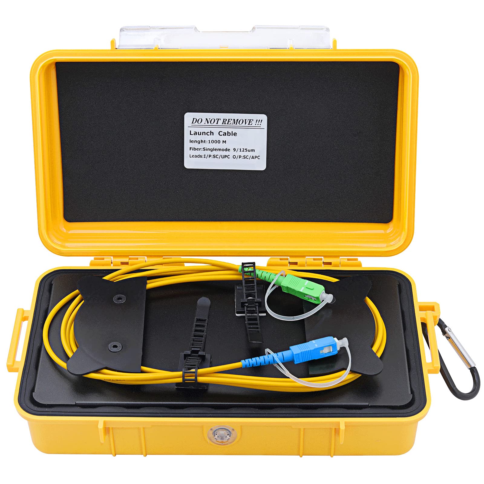 KELUSHI Fiber Optic Test Tool SC/UPC-SC/APC SM（9/125） OTDR Launch Cable Box Extension Cord OTDR Dead Zone Eliminator