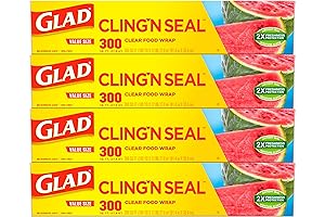 Cling N Seal Glad Wrap Plastic Wrap 4 Pack