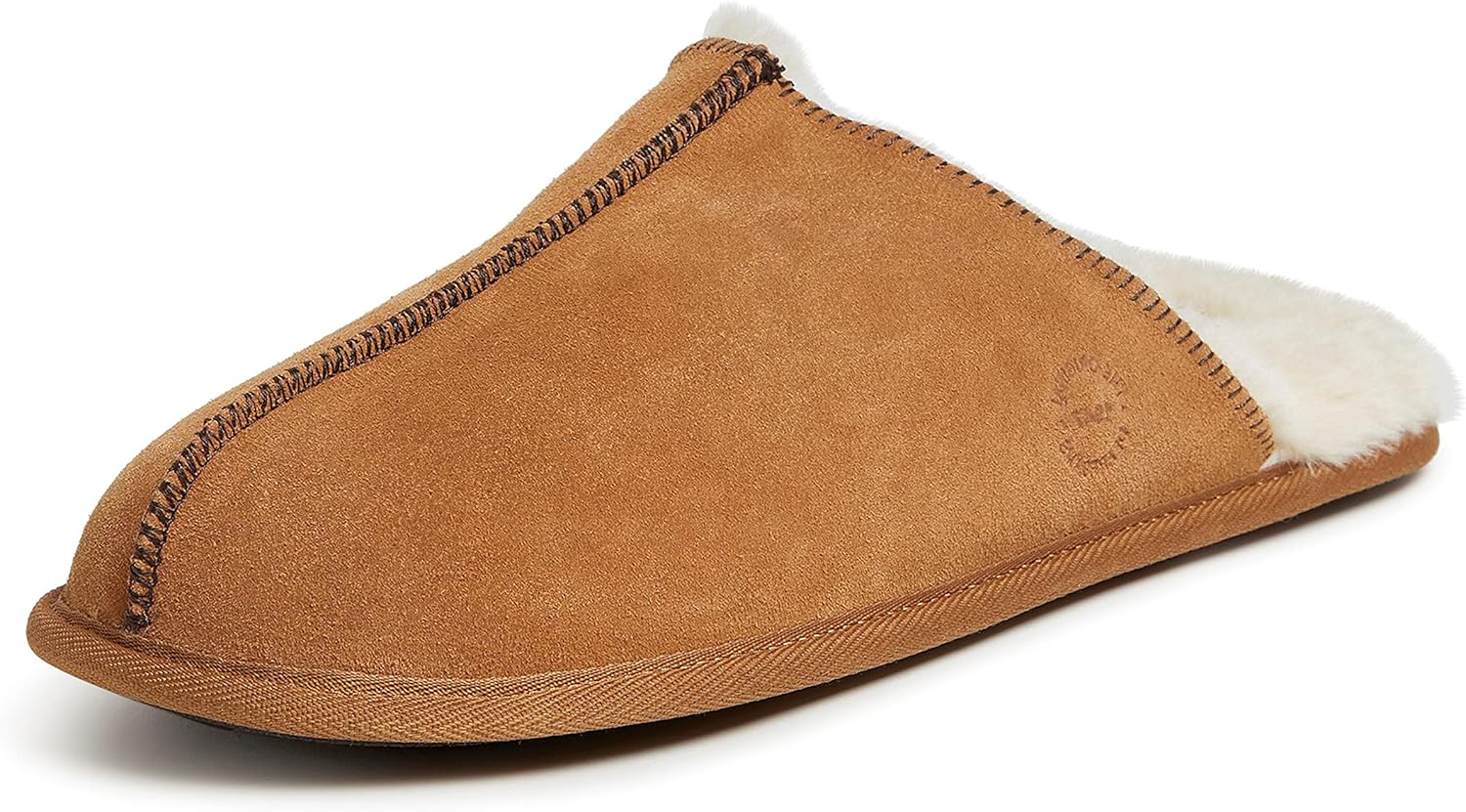  | Dearfoams Men's Suede Closed Toe Scuff Slipper | Slippers
