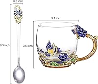 Vista 2 de Regalos para mujeres, exquisita taza de té, el mejor regalo de cumpleaños para mamá, esposa, amigas, día de la madre, día de San Valentín, Navidad