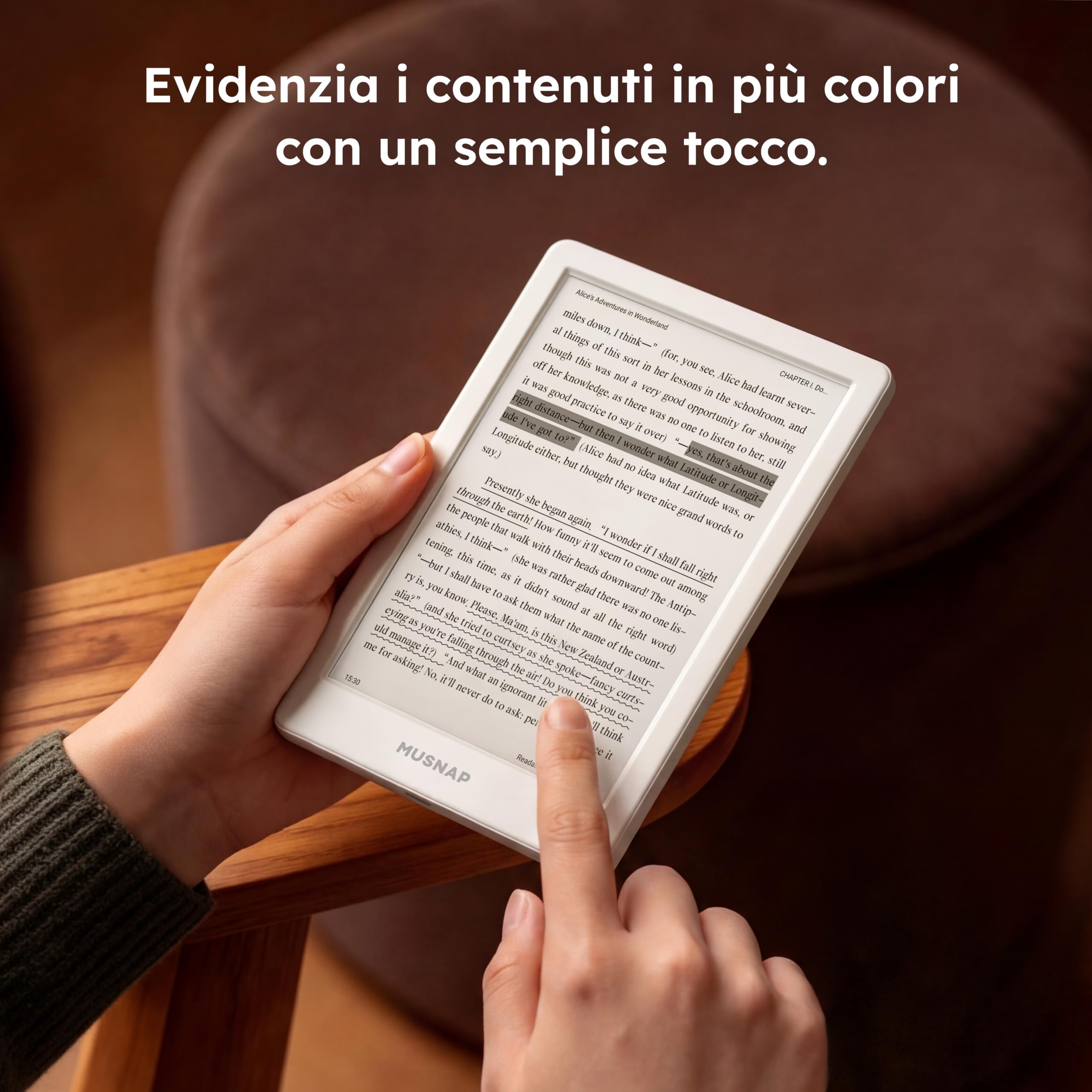 Neo 2 64GB+4GB eBook Reader Supporta applicazioni di terze parti, 6 "E Ink eReader ePaper B/N Carta digitale, lunga durata della batteria per la lettura