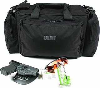 BLACKHAWK 80SB06BK Enhanced Pro Shooters Bag, Black