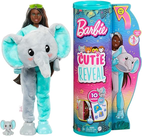 Barbie HKP98 Cutie Reveal Jungle Series Puppe, Multicolor: Amazon.de