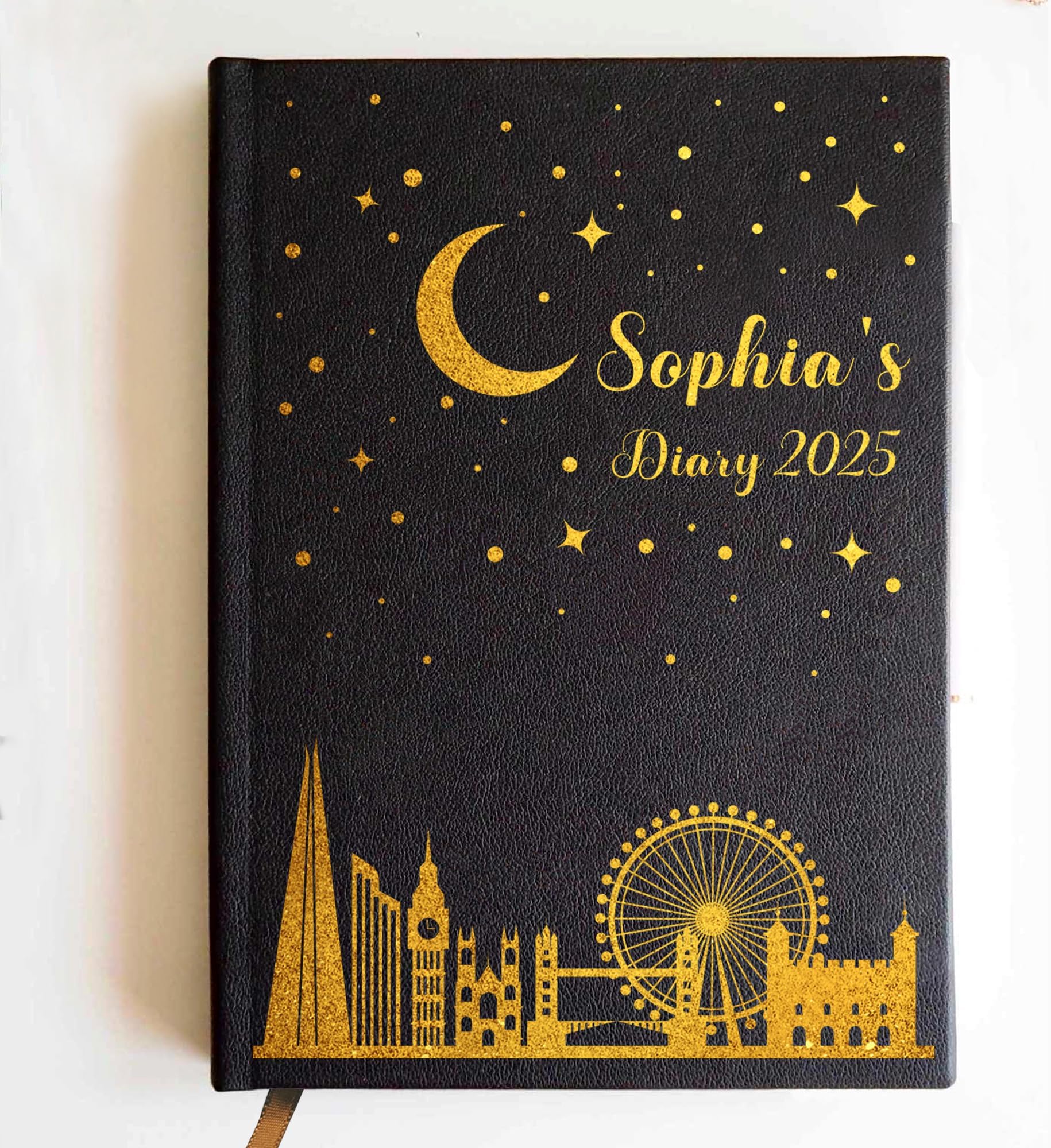 2026 Diary Personalised Daily Notebook 2026 A5 Page a Day Diary Planner Student Monthly Daily Planner Diaries Custom Gift for Christmas Home Office Teachers Friends (Design 3)
