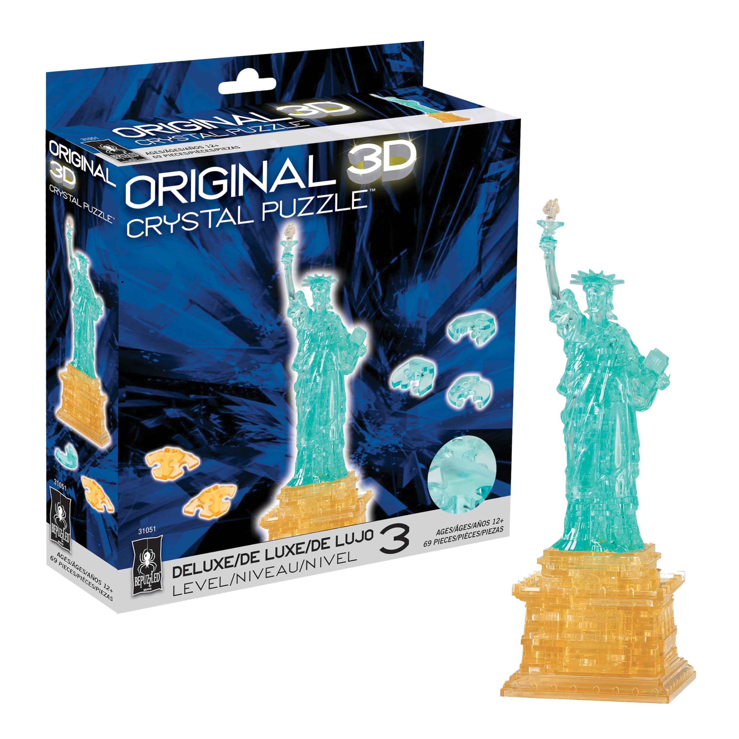 Amazon.com: BePuzzled, Statue of Liberty Deluxe Original 3D