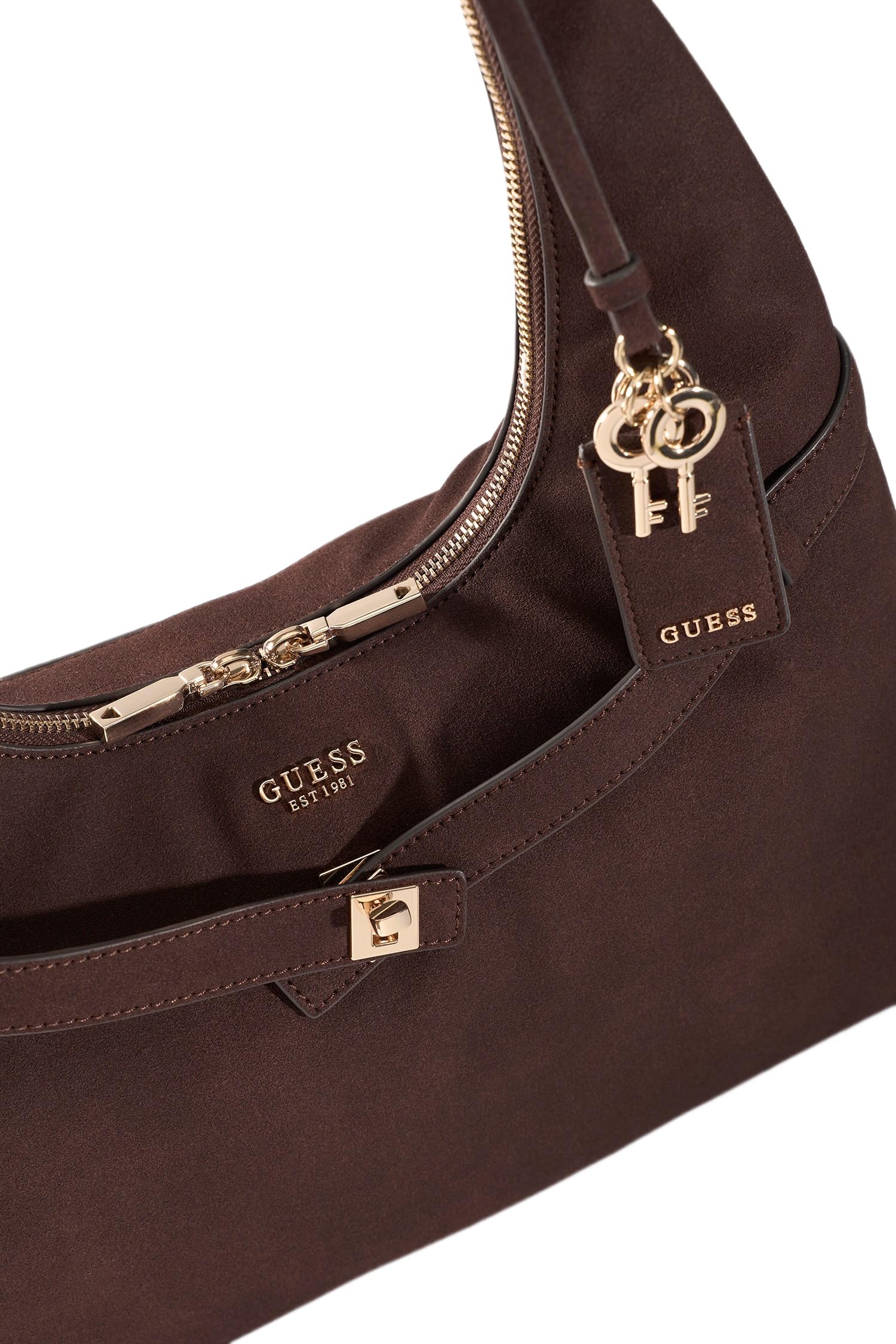 GUESS borsa a tracolla Ella Hobo Espresso marrone scuro
