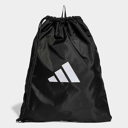 Miniatura 6 de Adidas Saco de gimnasio unisex para adultos, negroblanco, talla única