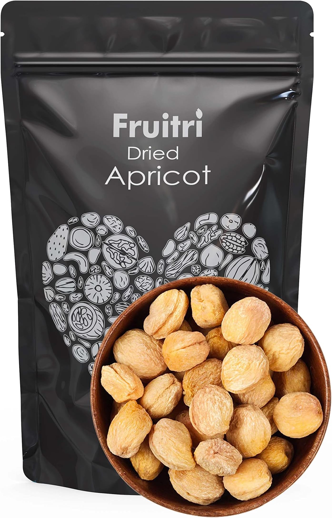 Fruitri Premium Dried Apricot Dry Fruits, Soft And Big Size Khumani, 500 Gram