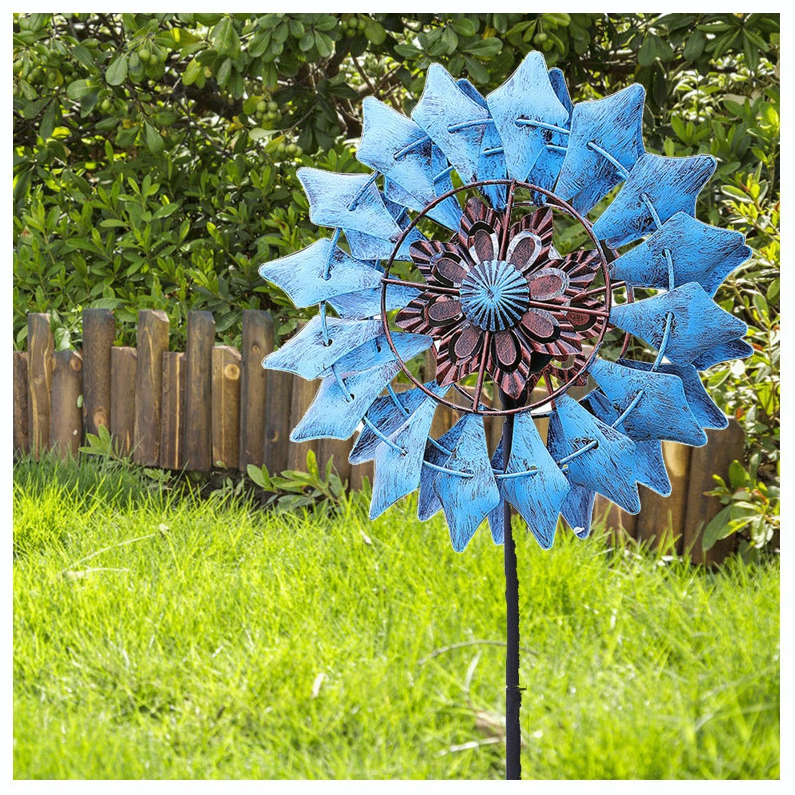 Windräder, 190×32cm,Saisonale Magische GartenWindmüHlen Leicht Zusammenzubauen Garten WindmüHle Erhellt Den Garten Mit Antikem Charme
