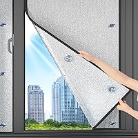 Vista 1 de Película de privacidad para ventana, película reflectante de aislamiento térmico, película de tinte de ventana de control de calor, adhesivo opaco