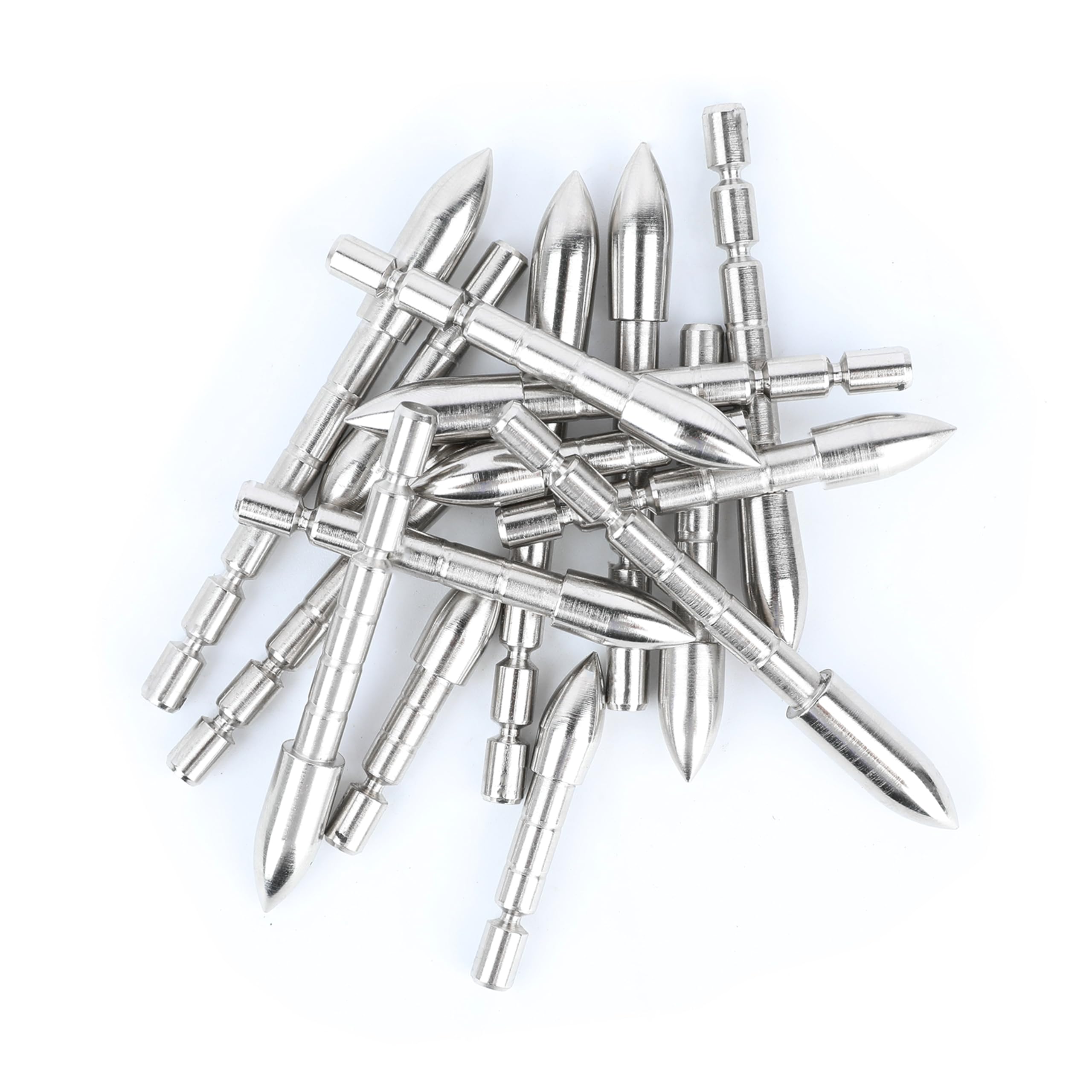 Punte di Freccia inseribili per Il tiro con L'Arco,Punte di Proiettile da 60/80/100/120 grani,Adatte per L'Albero della Freccia da 4,2 mm,36 pz