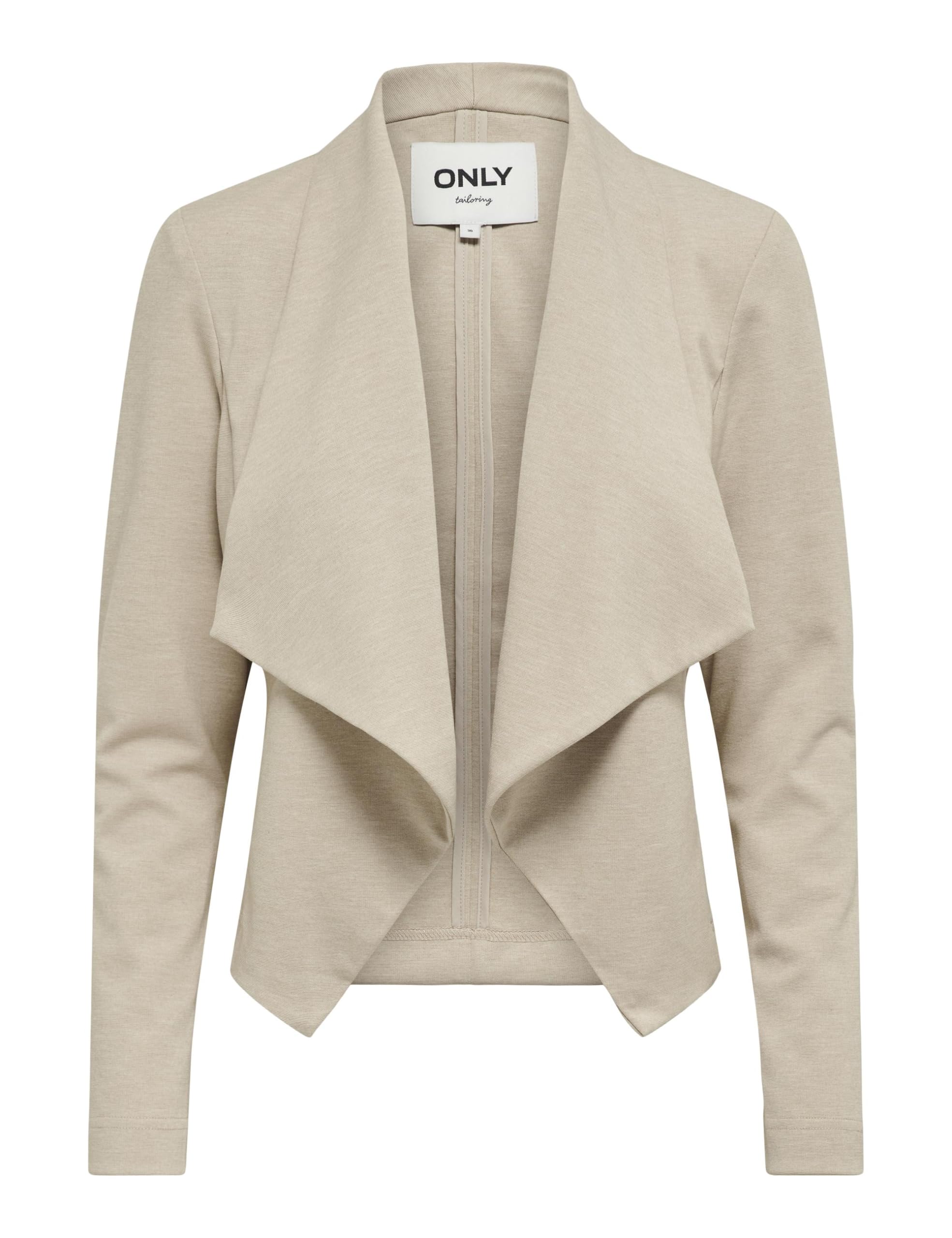 ONLY Blazer Women, White Pepper/Detail: Melange, 14