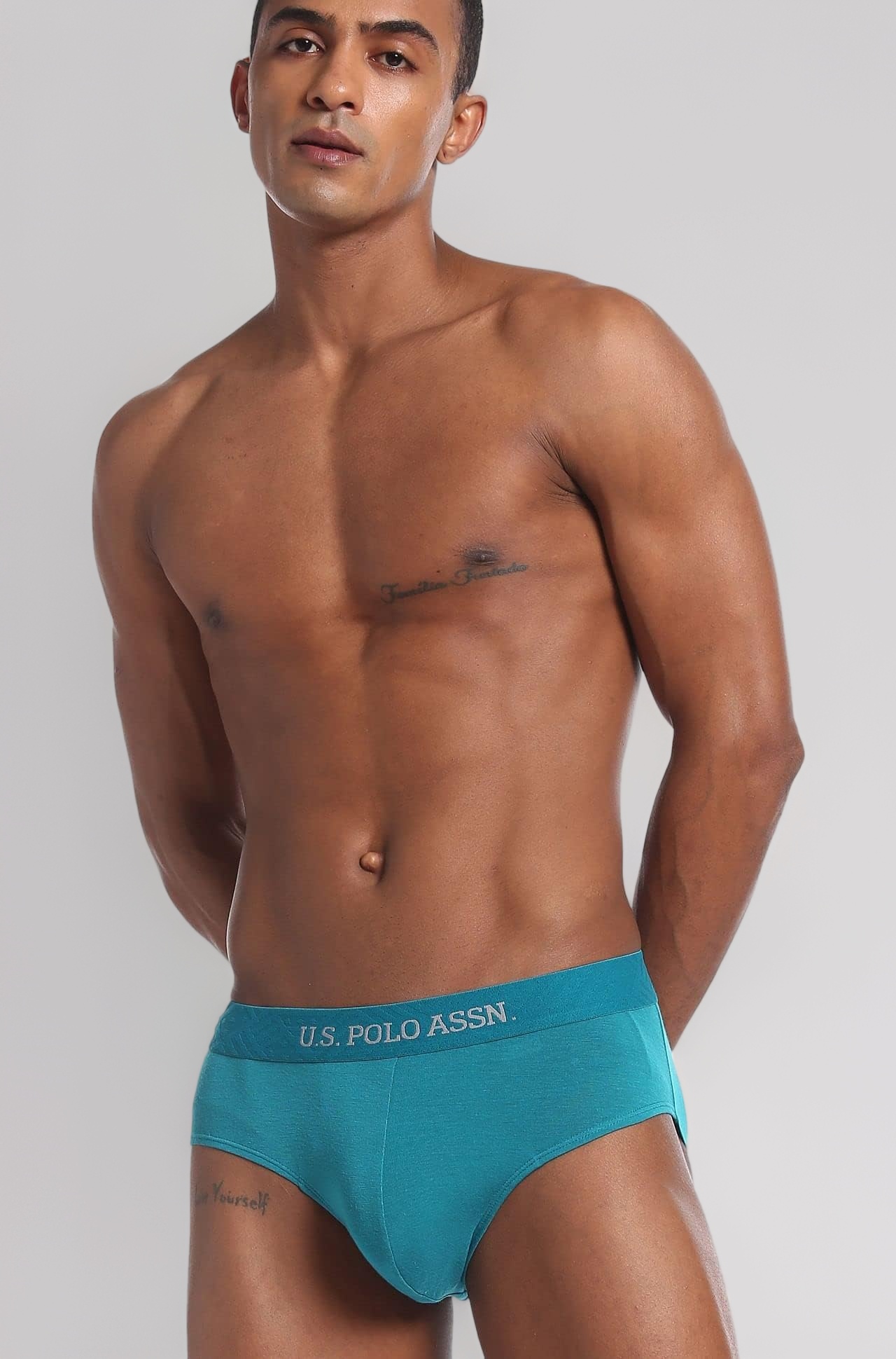 U.S. POLO ASSN. Men's I702 Modal Stretch Luxe Comfort Briefs – Pack of 1