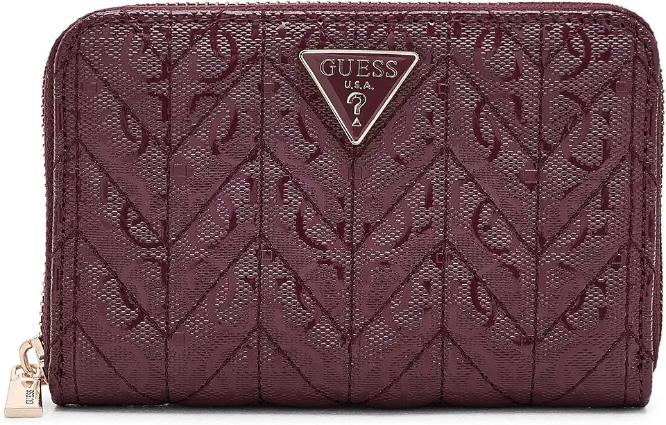GUESS Stacey Mini Shoulder Merlot Size