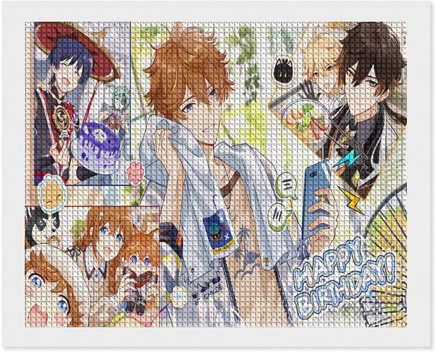 Amazon | 原神ダイヤモンドアートダイヤモンドアート キット 初心者